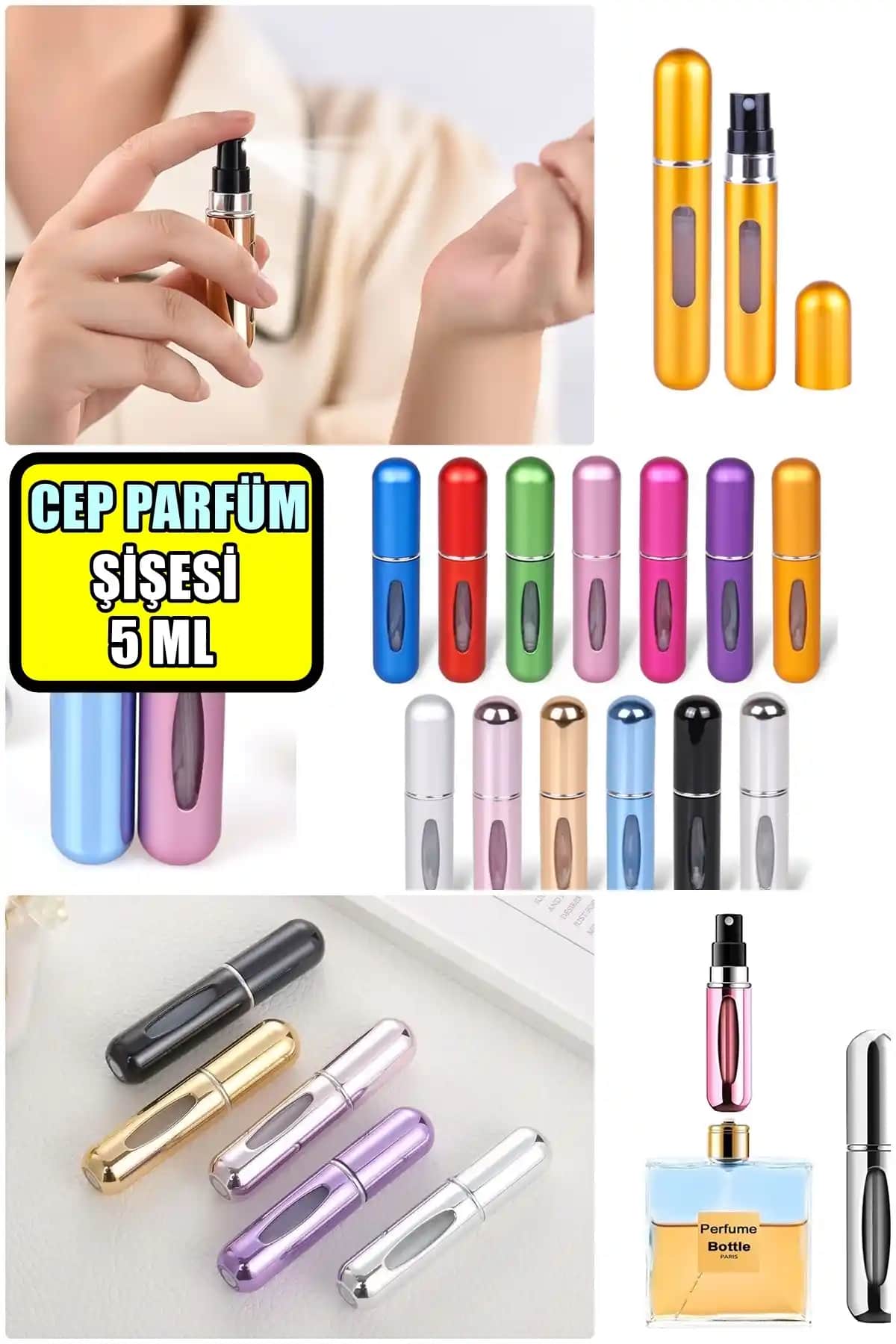 Parfüm Taşıma Şişeleri ile Seyahatlerde Güvenli ve Şık Kokuların Keyfini Çıkarın