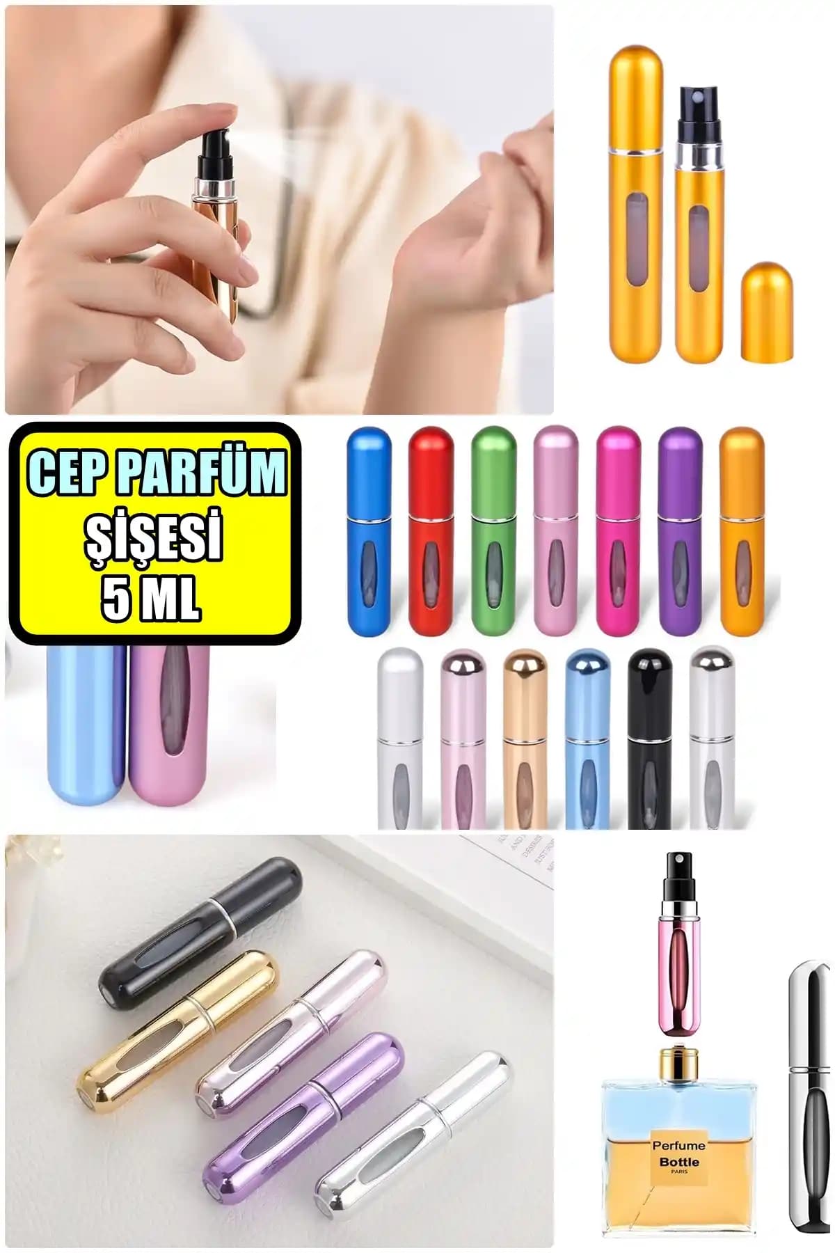 Parfüm Taşıma Şişeleri ile Seyahatlerde Güvenli ve Şık Kokuların Keyfini Çıkarın
