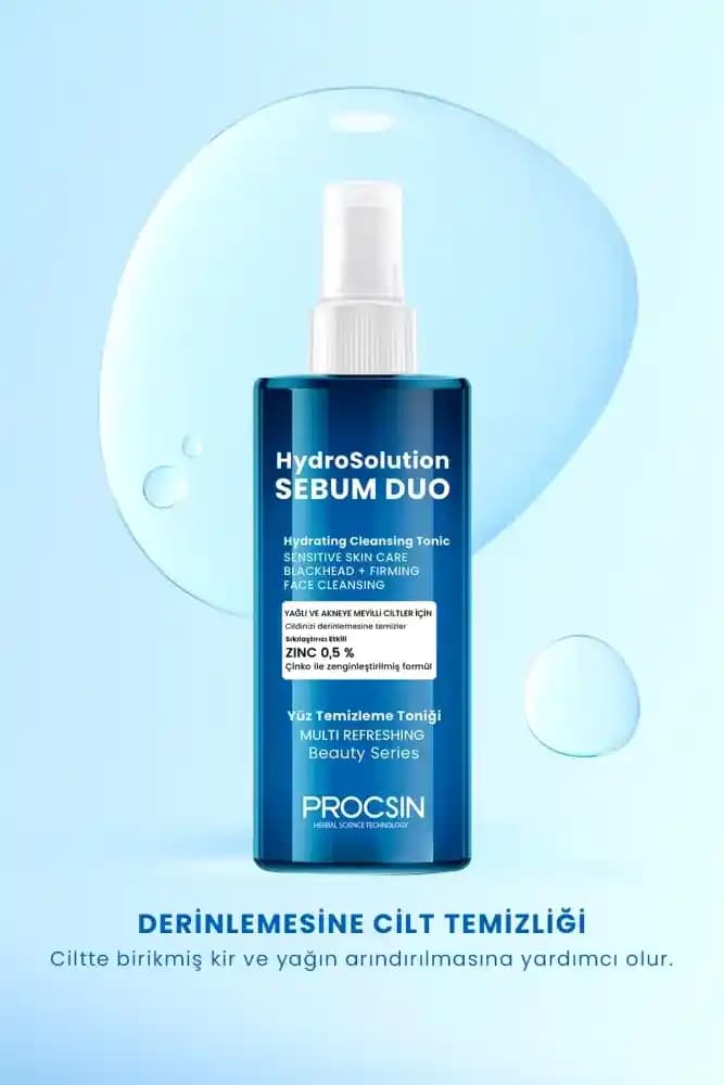 Procsin Hydrosolution Tonik ile Hassas ve Kuru Ciltler İçin Nem Dengeleyici Bakım Rehberi