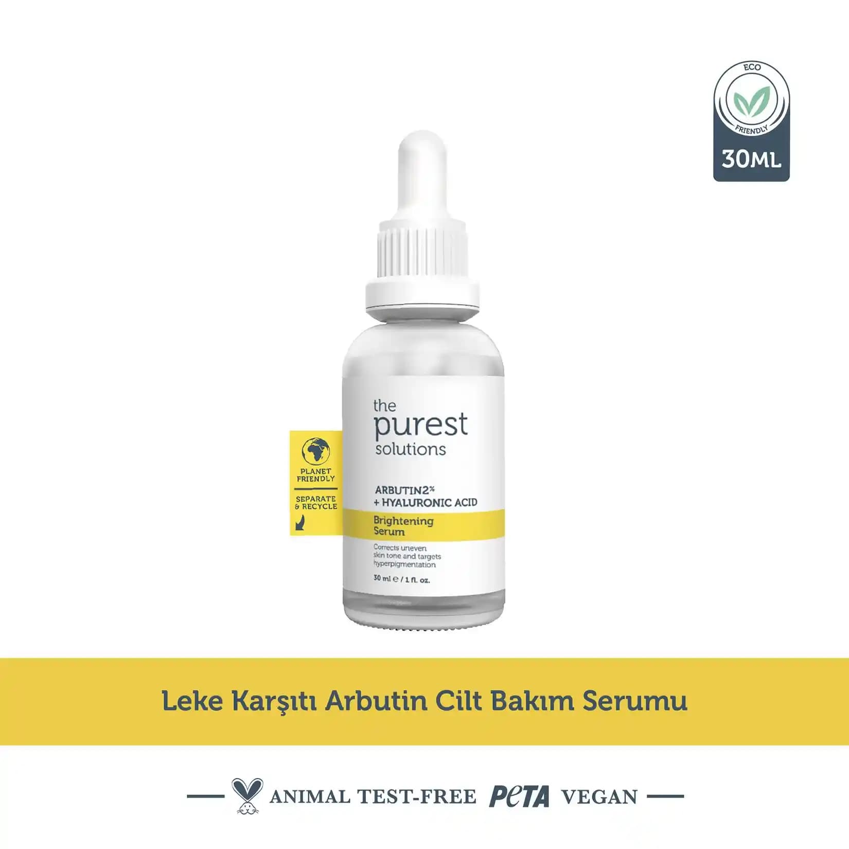Purest Solutions Leke Giderici Serum 30 ml ile Ciltte Parlaklık ve Pürüzsüzlük Sağlayın