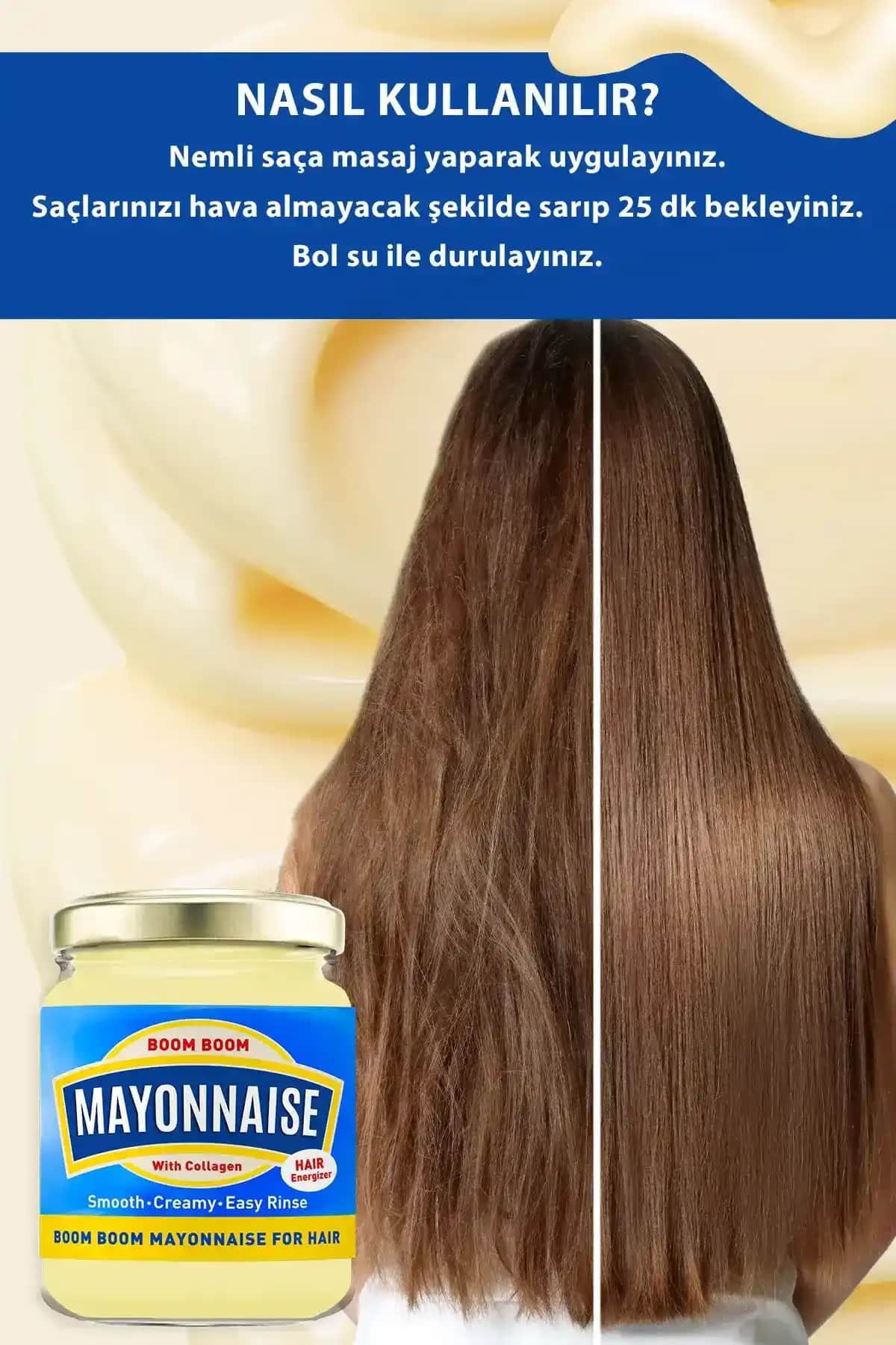 Saç Bakımında Mayonezin Sıraşı Rolü: Doğal ve Etkili Bir Yöntem