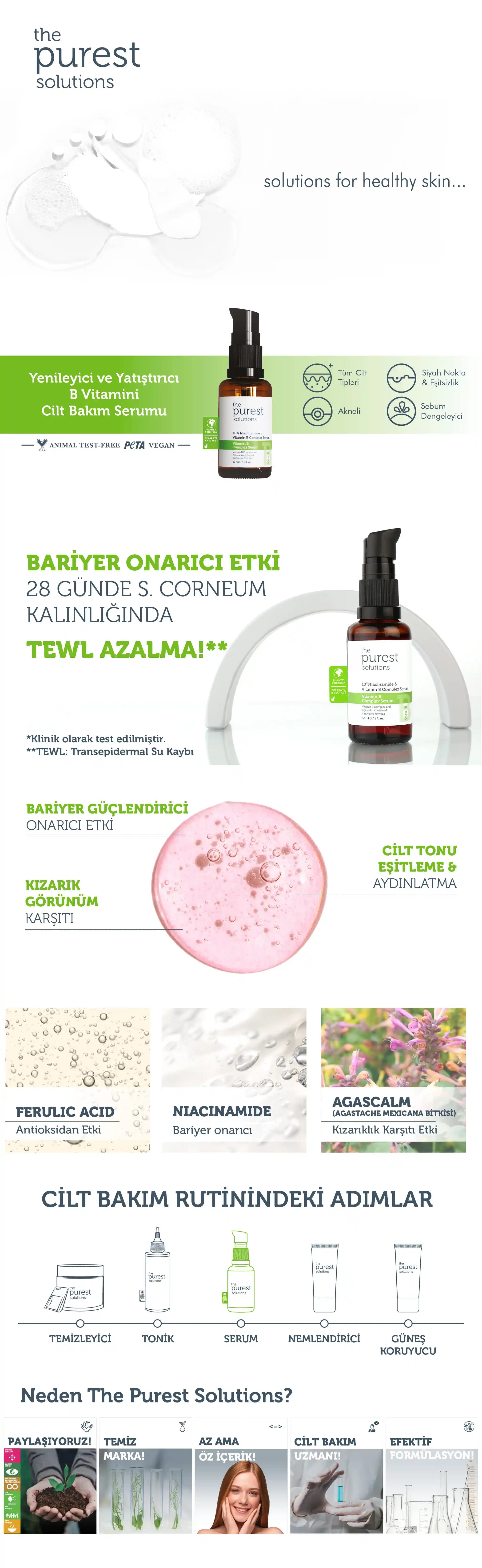 Saf ve Güçlü Güzellik İçin Purest Solutions Bariyer Güçlendirici Serumu İncelemesi