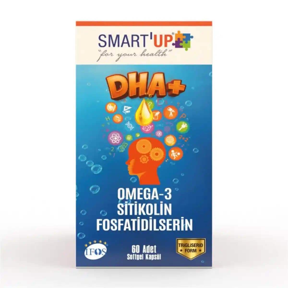 Smart Up Sitikolin DHA Omega 3 ile Cilt Sağlığını Güçlendirme ve Yaşlanma Karşıtı Etkiler
