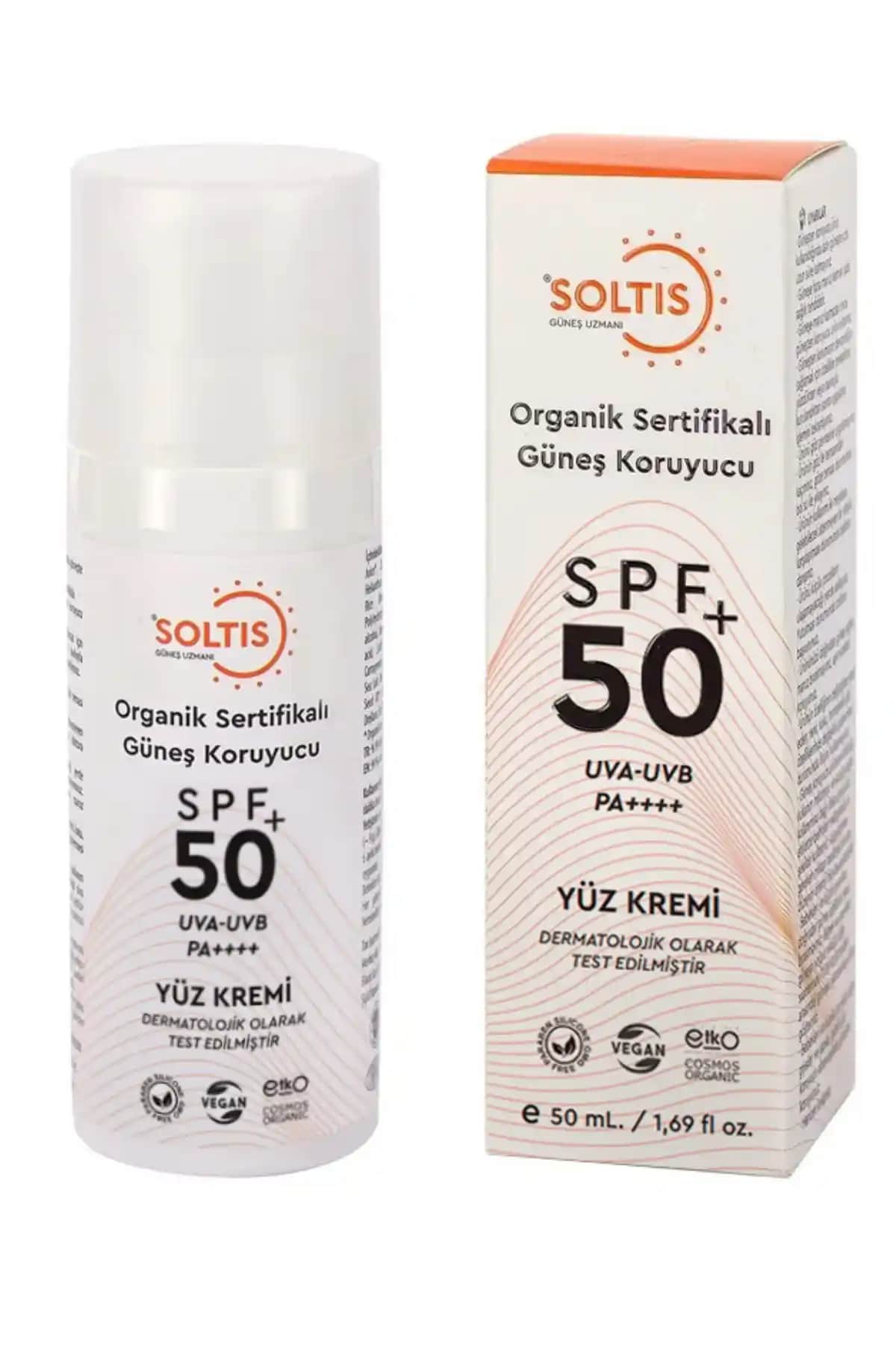 Soltis Organik Sertifikalı SPF 50 Güneş Koruyucu Krem ile Güvenli ve Doğal Güneş Koruma