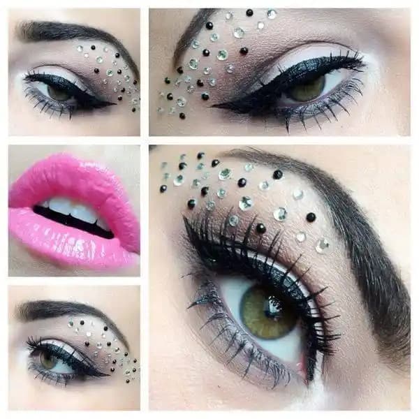 Taşlı Makyaj Modelleri ve Trendleri ile Göz Kamaştırıcı Görünüm Yaratın