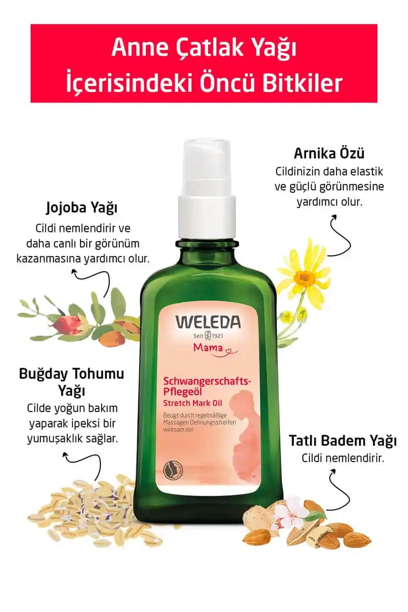 Weleda Anne Çatlak Yağı: Hamilelikte ve Sonrasında Doğal Cilt Bakımı Çözümü