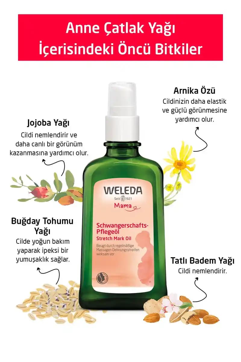 Weleda Anne Çatlak Yağı: Hamilelikte ve Sonrasında Doğal Cilt Bakımı Çözümü