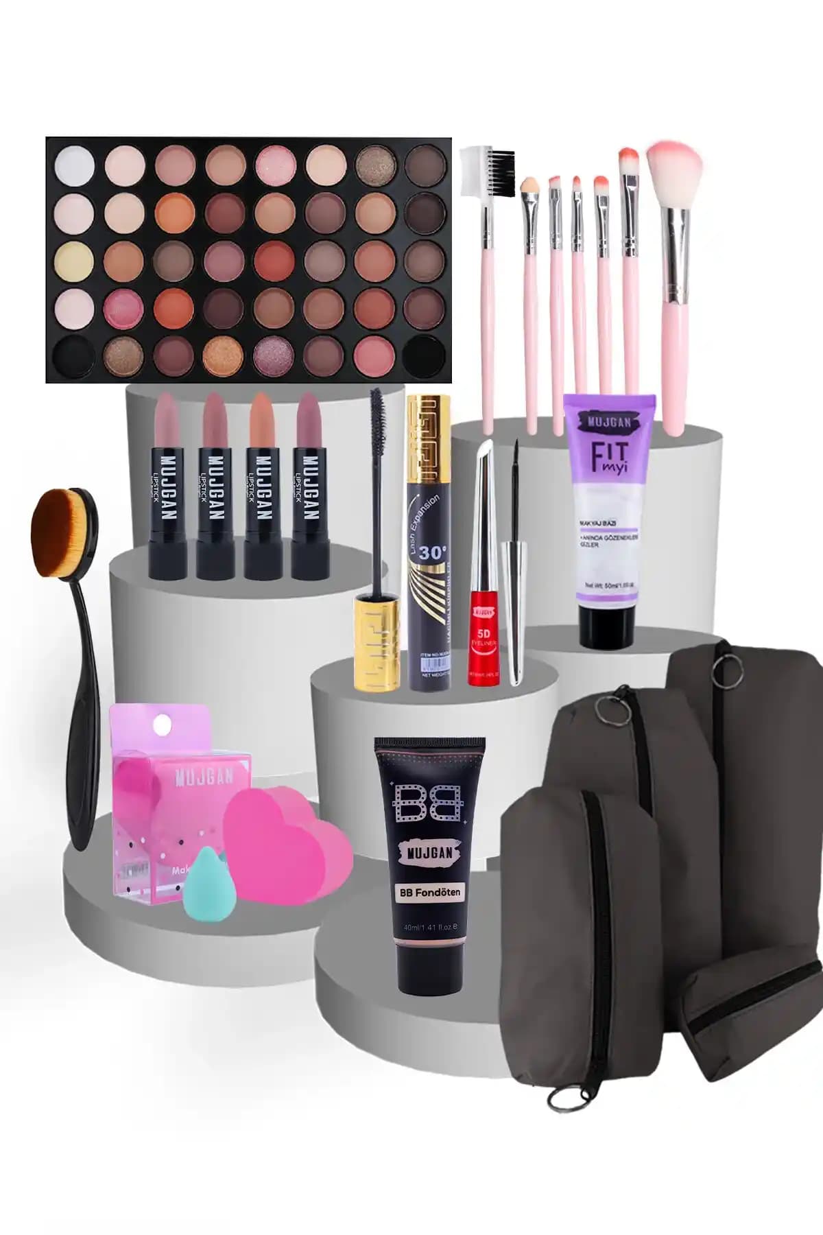 Mujgan Eflatun 26 Parça Orta Ton Makyaj Seti İncelemesi ve Kullanıcı Yorumları