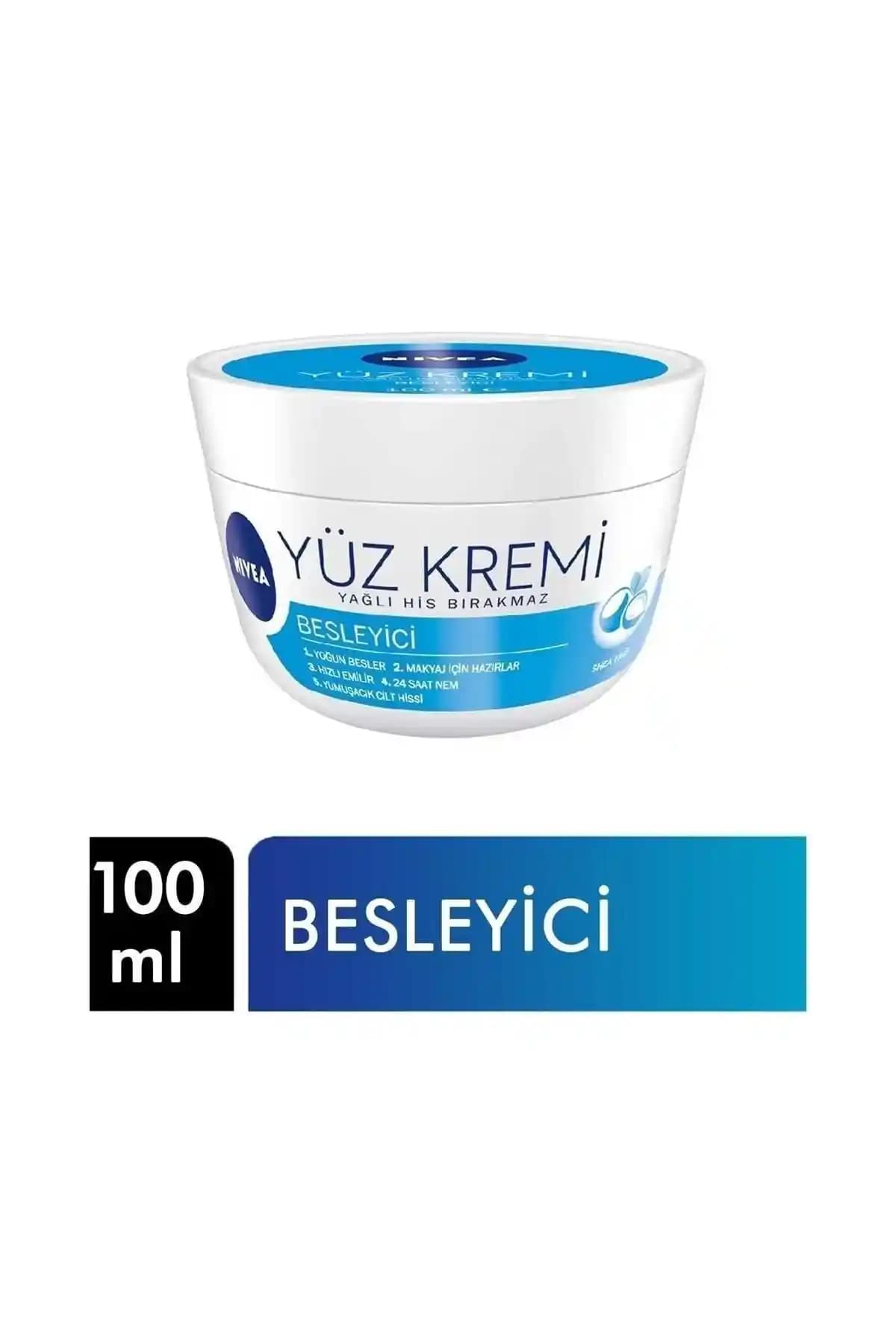 Nivea Besleyici Yüz Kremi 100 ml ile sağlıklı ve parlak cilt bakımı için ideal tercih