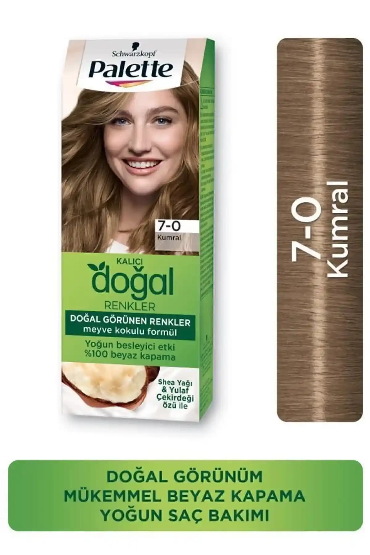 Palette 7.0 Kumral: Doğal ve Sıcak Saç Renkleriyle Güzelliğinizi Yansıtın