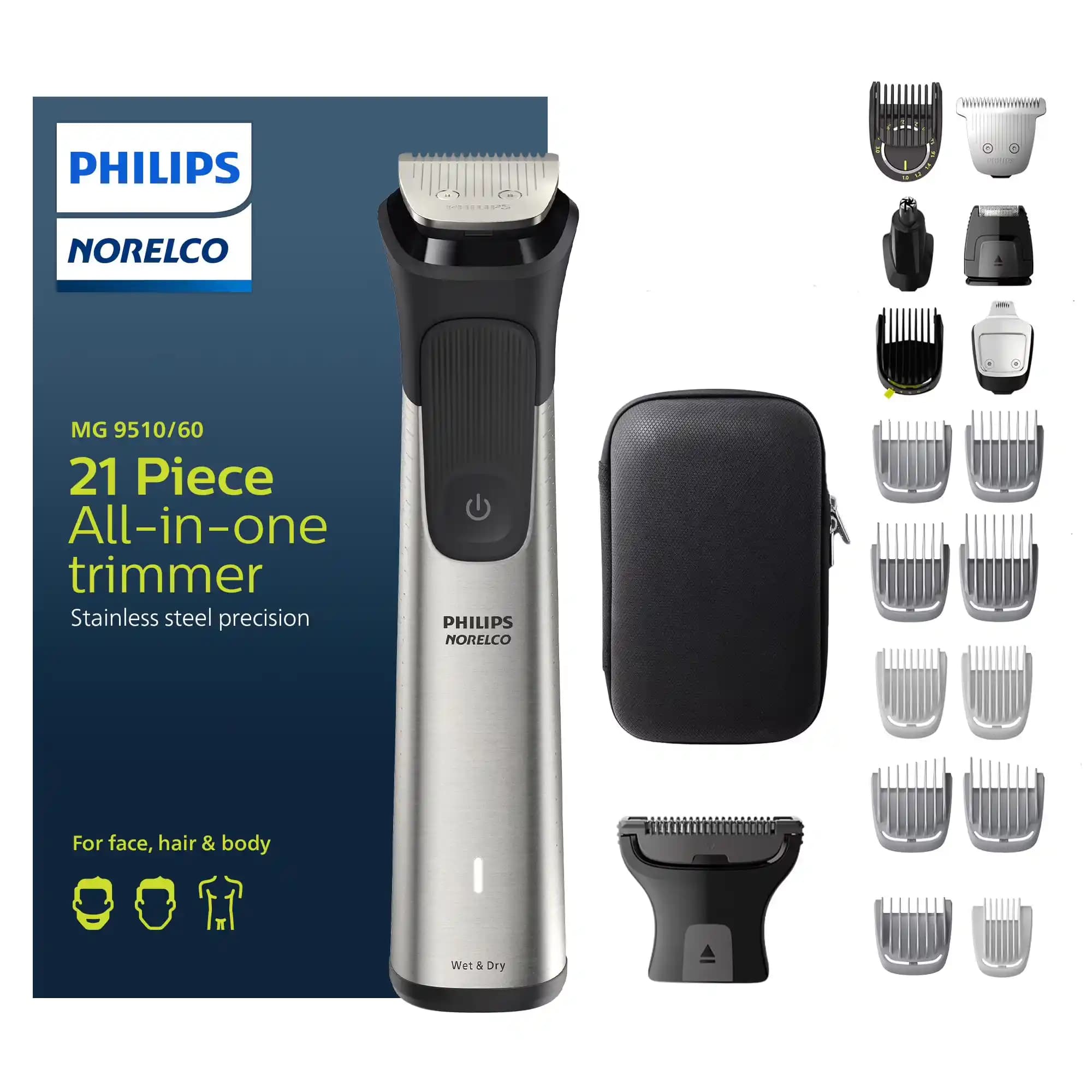 Philips Norelco Multigroom 9000: Çok Fonksiyonlu Elektronik Tıraş Makinesi Özellikleri ve Kullanım Alanları
