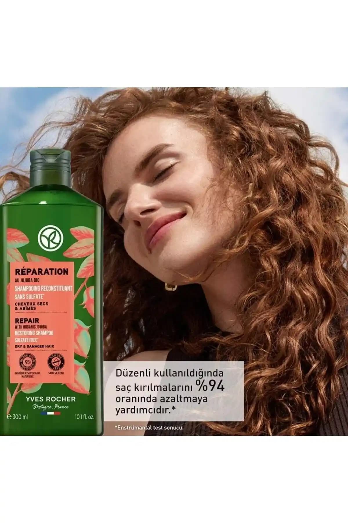 Yves Rocher Onarıcı Prebiyotik Şampuanı ile Saçlarınızı Güçlendirin ve Sağlıklı Tutun