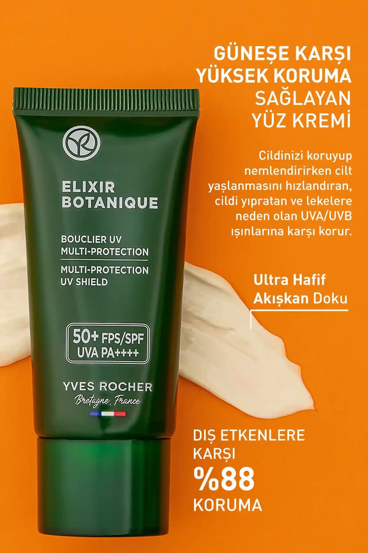 Yves Rocher Güneş Koruyucu Yüz Kremleri: Doğal İçeriklerle Güvenli Güneş Koruması