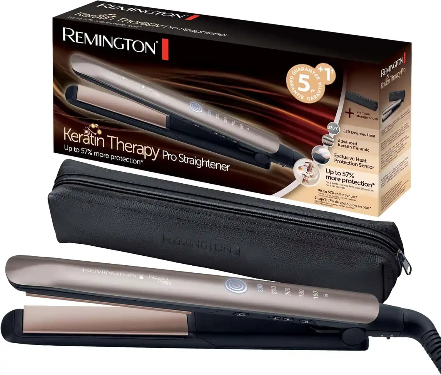 Remington Keratin Kaplamalı Saç Düzleştiricilerle Saç Sağlığını Destekleyin