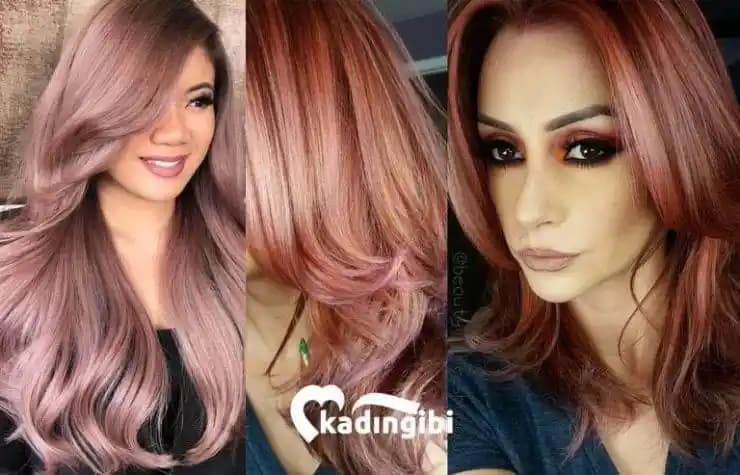 Rose Gold Gül Kurusu Saç Rengi: Yumuşak ve Işıltılı Modern Saç Tonu Seçeneği