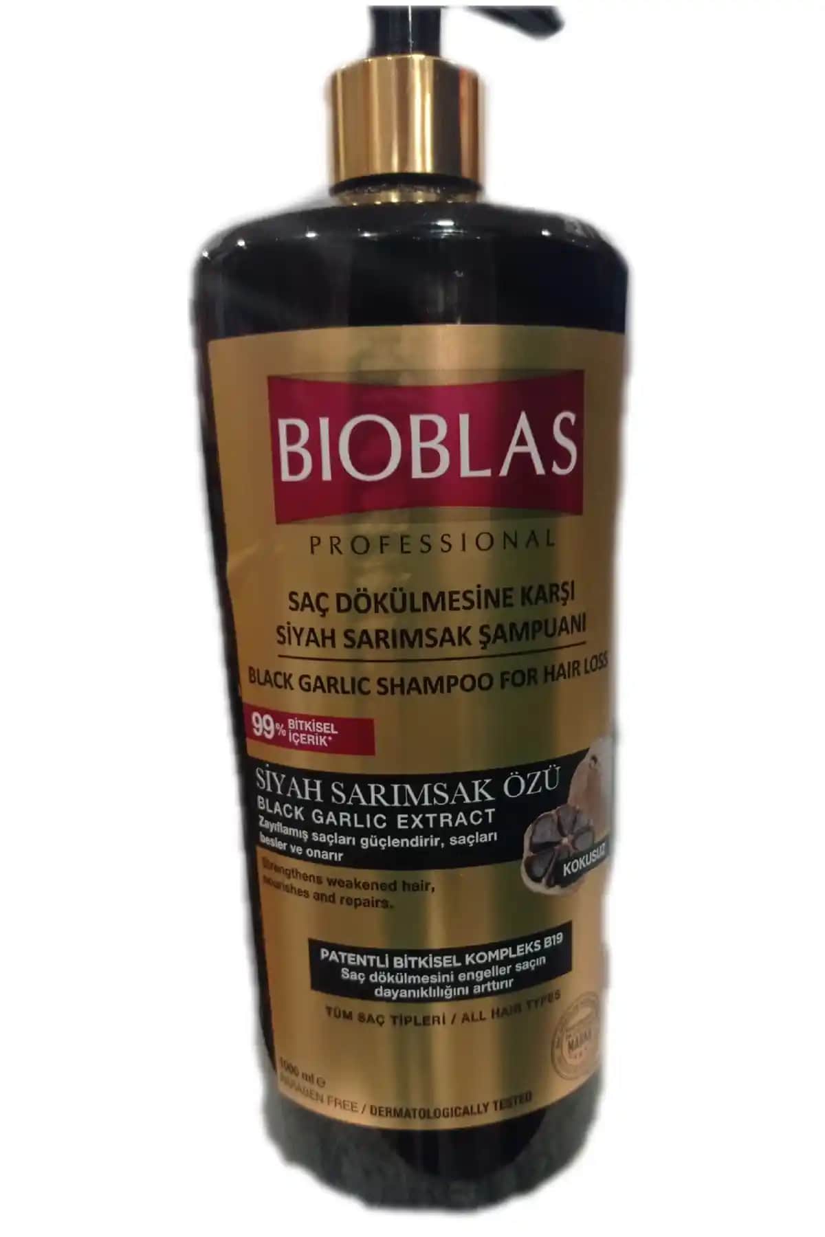 Bioblas Siyah Sarımsak Şampuanı 1000ml ile Saç Güçlendirme ve Doğal Bakım