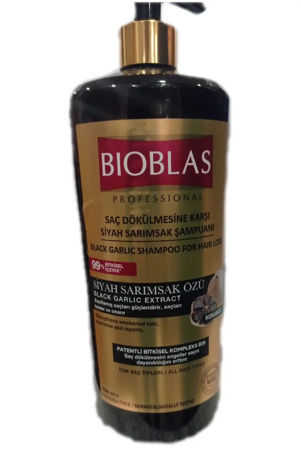 Bioblas Siyah Sarımsak Şampuanı 1000ml ile Saç Güçlendirme ve Doğal Bakım