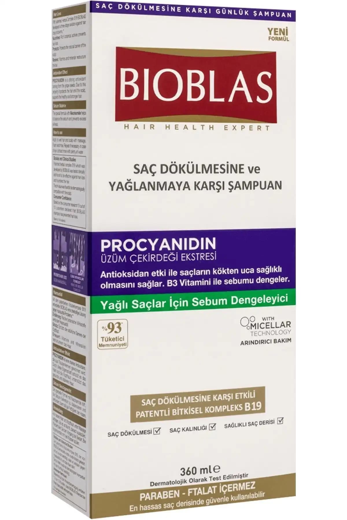 Bioblas Yağlanma Karşıtı Şampuan ile Saçlarınızı Temiz ve Sağlıklı Tutun