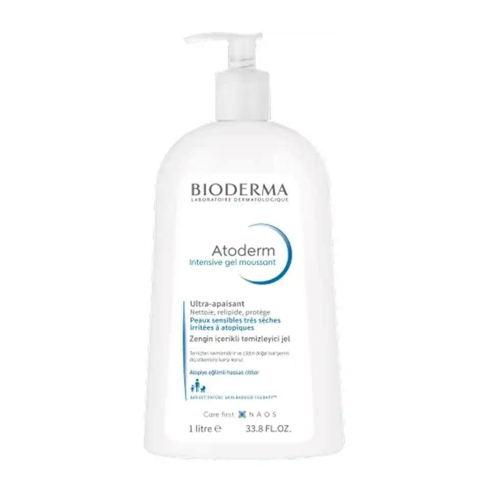 Bioderma Atoderm Intensive Foaming Gel 1 Litre Hassas ve Kuru Ciltler İçin Güvenilir Çözüm