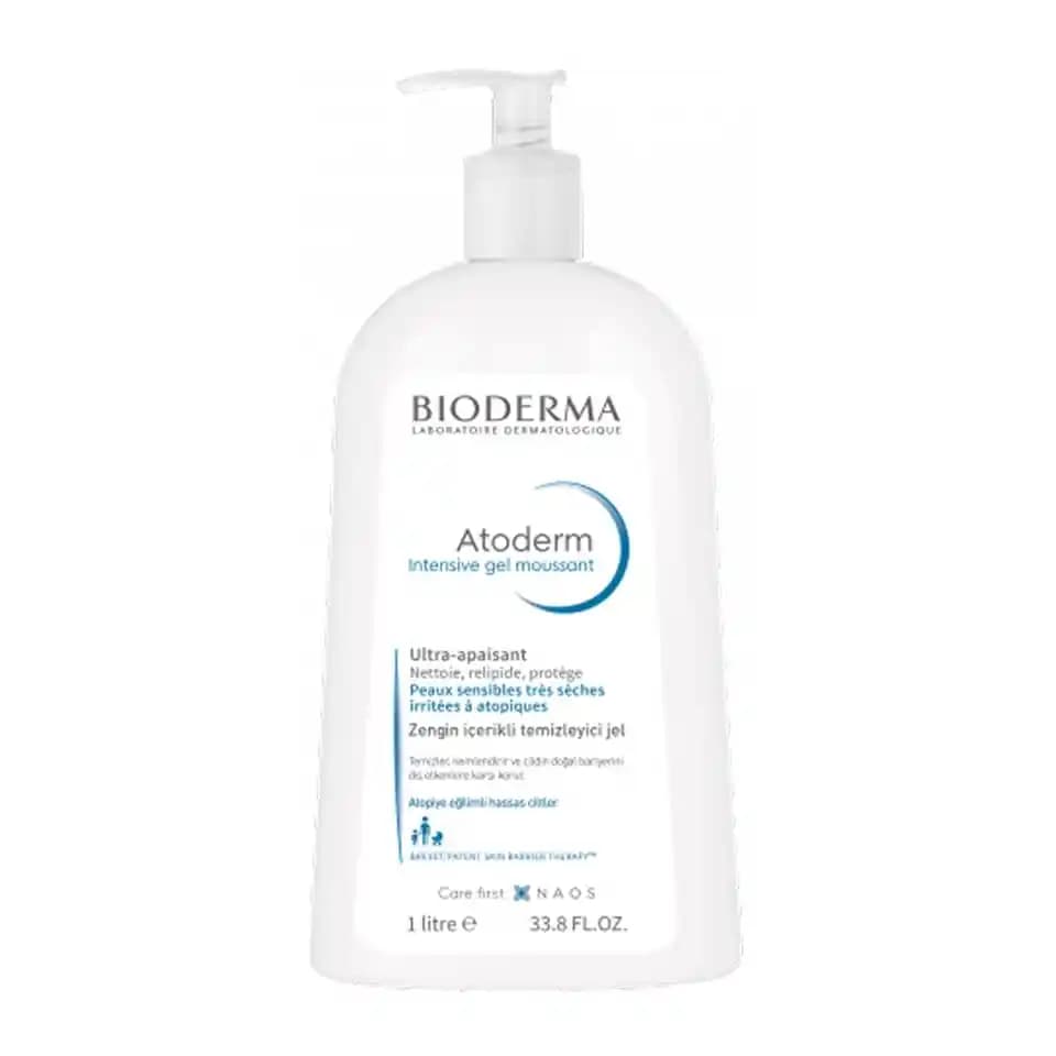 Bioderma Atoderm Intensive Foaming Gel 1 Litre Hassas ve Kuru Ciltler İçin Güvenilir Çözüm