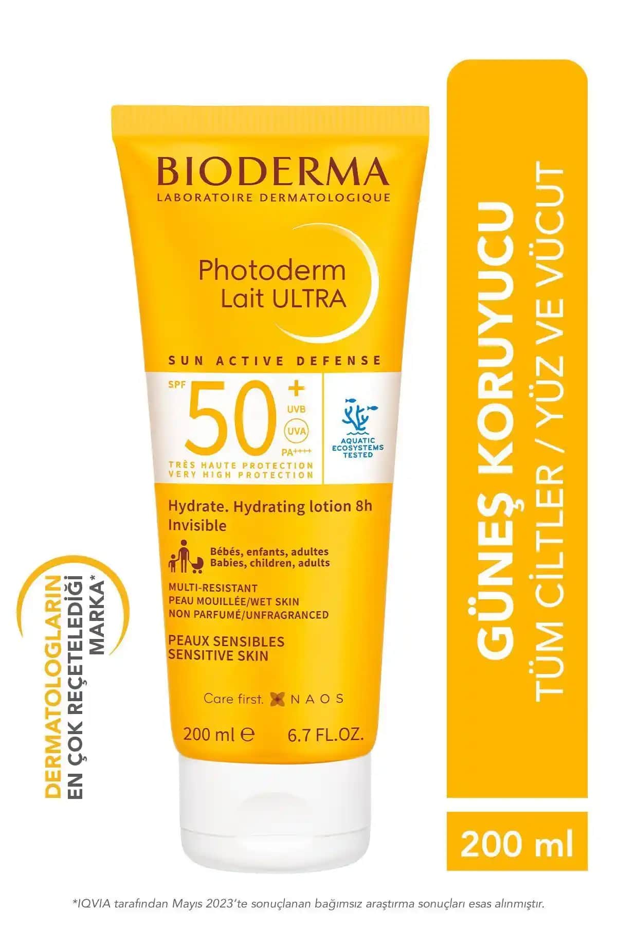 Bioderma Lait Güneş Kremi Hassas Ciltler İçin Yüksek Koruma Sunan Güvenilir Güneş Koruyucu