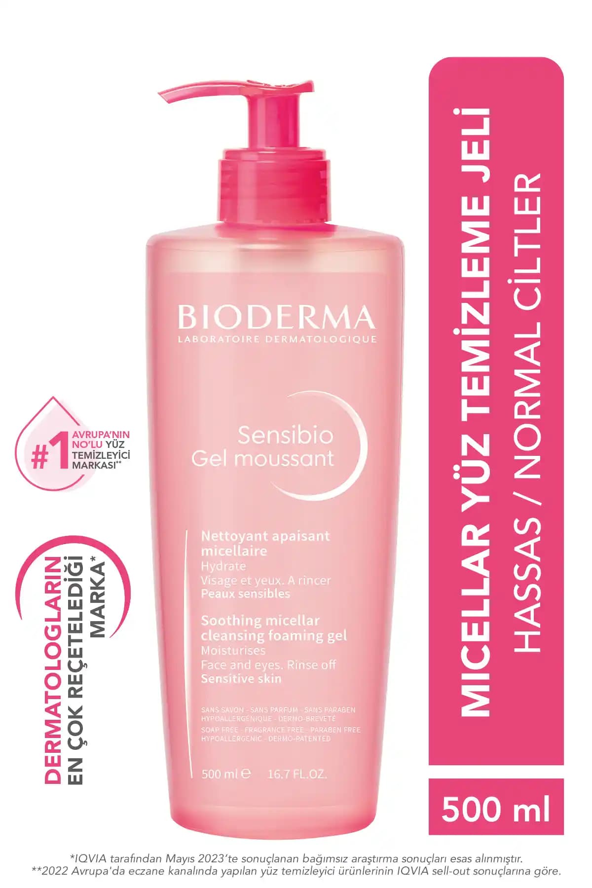 Bioderma Yüz Yıkama Jeli Kuru ve Hassas Ciltler İçin Doğru Temizlik Çözümü