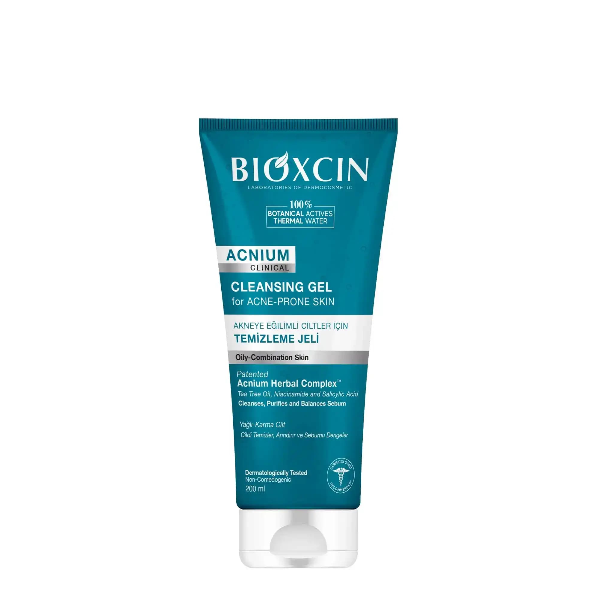 Bioxcin Acnium Sebum Dengeleyici Yüz Yıkama Jeli ile Sağlıklı ve Parlak Cilt Bakımı