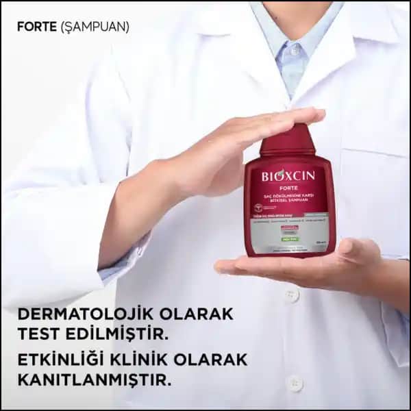 Bioxcin Forte Saç Dökülmesine Karşı Güçlendirici ve Doğal Bakım Şampuanı Özellikleri