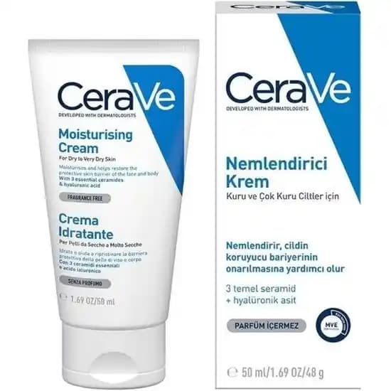 CeraVe Nemlendirici Krem: Kuru ve Çok Kuru Ciltler İçin Güçlendirici Çözüm