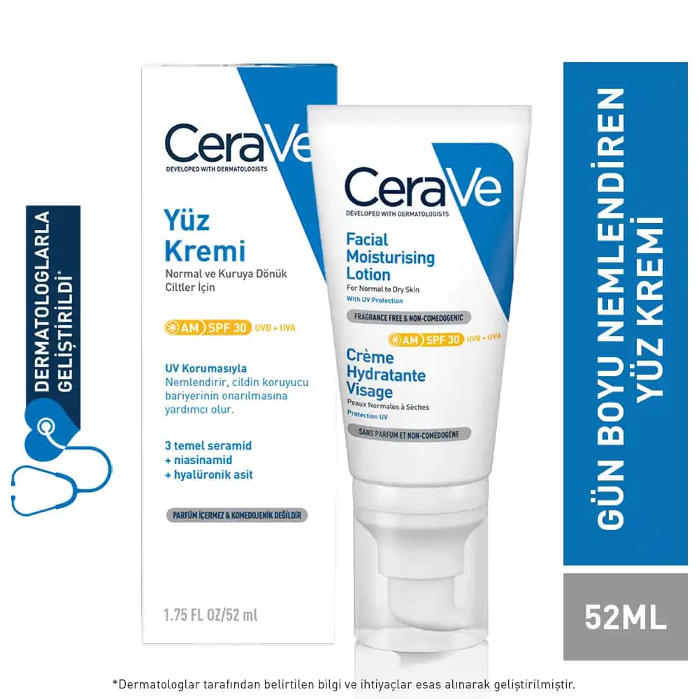 CeraVe Nemlendirici Yüz Kremi: Cilt Sağlığını Güçlendiren Güvenilir Bir Seçenek