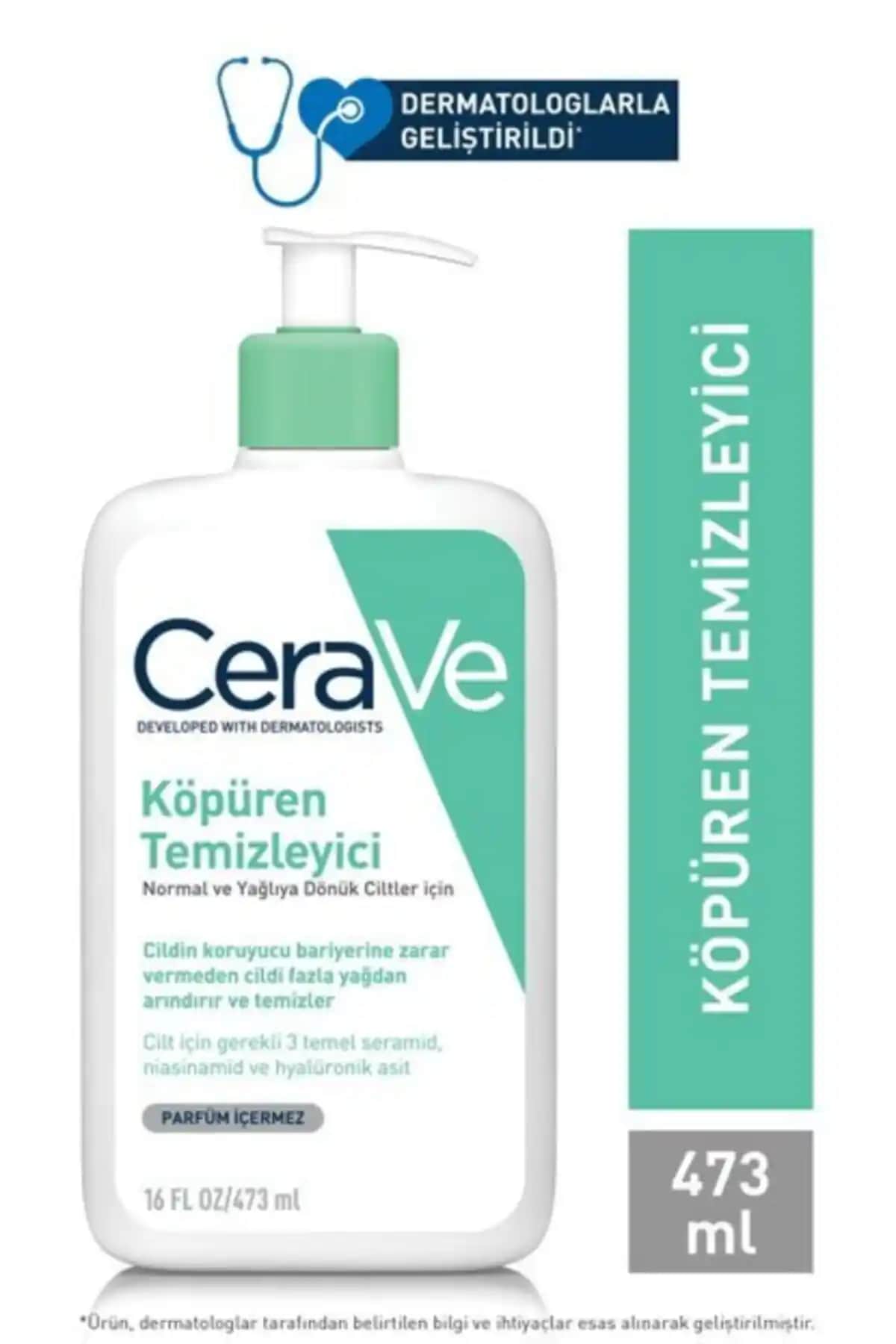 CeraVe Yüz Temizleme Jeli ile Cilt Sağlığını Koruyan ve Parlatan Bakım Ürünleri