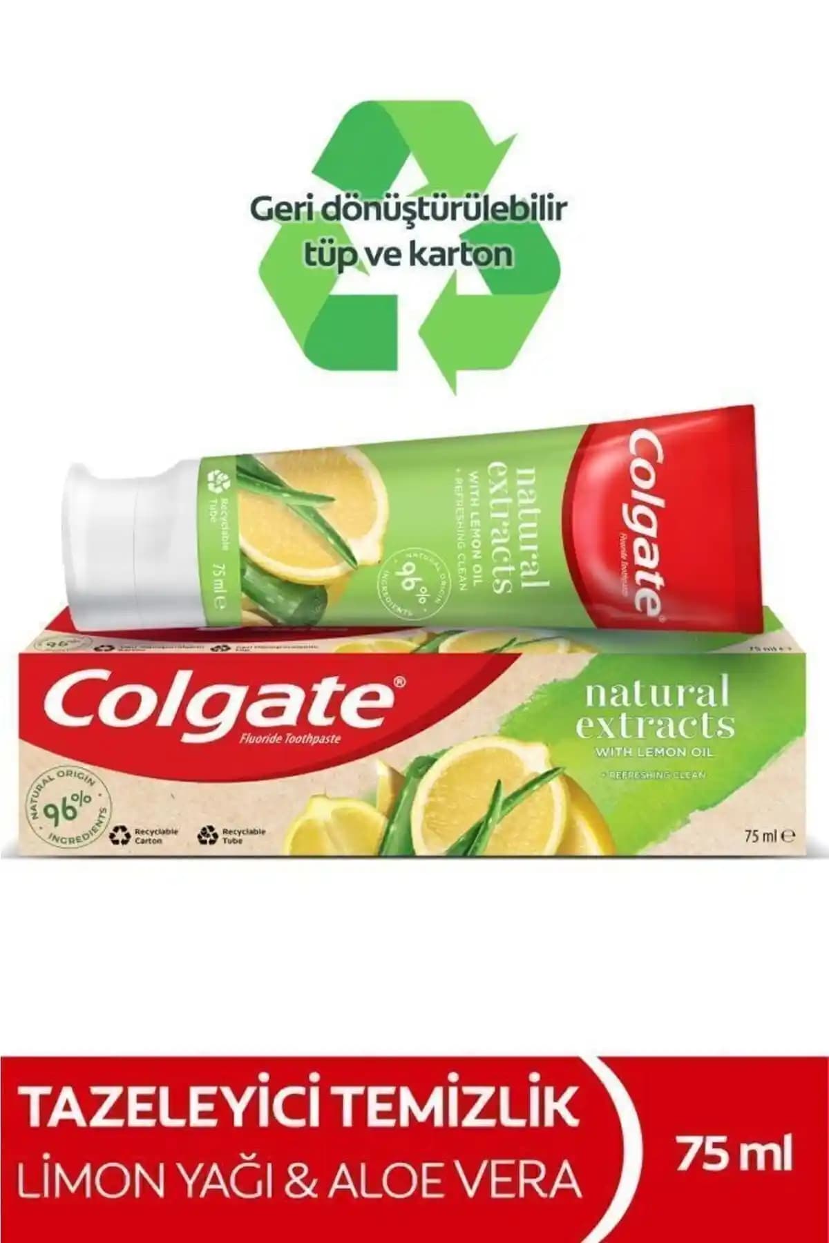 Colgate Limonlu Diş Macunu: Ferahlatıcı ve Doğal Temizlik Sağlayan Günlük Ağız Bakım Ürünü