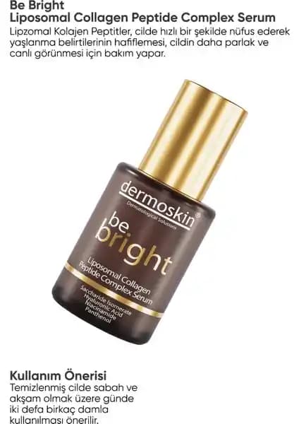 Dermoskin Be Bright Liposomal Kolajen Peptit Serumu: Cilt Yenileme ve Elastikiyet Artırıcı Etkili Serum