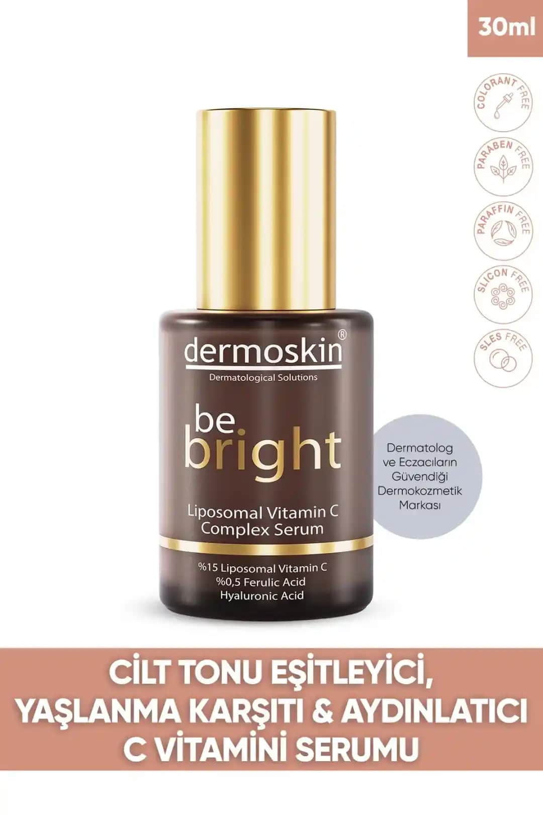Dermoskin Be Bright Liposomal Vitamin C Serumu ile Parlak ve Sağlıklı Cilt Sağlama