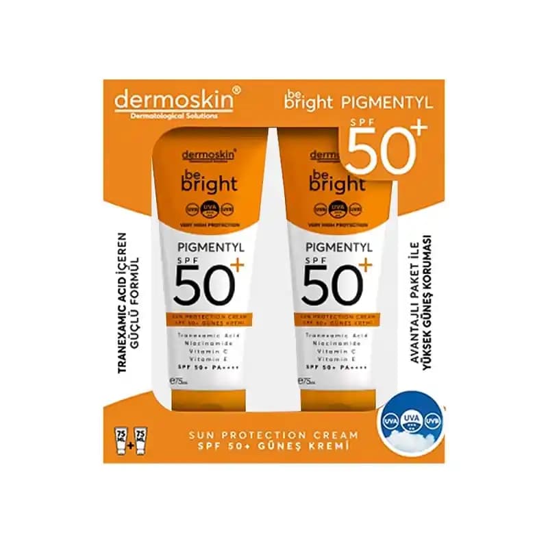 DermoSkin Be Bright Pigmentyl Güneş Kremi: Pigmentasyonla Mücadele ve Güneş Koruması