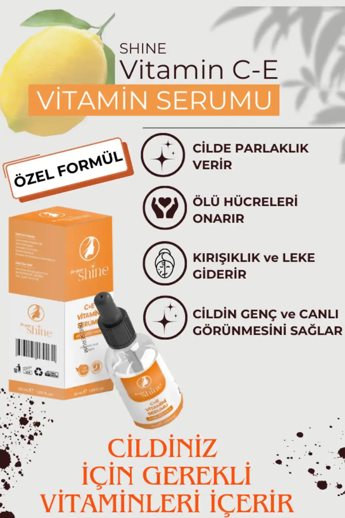 E ve C Vitamini ile Cilt Bakımında Güçlü ve Etkili Kombinasyonlar