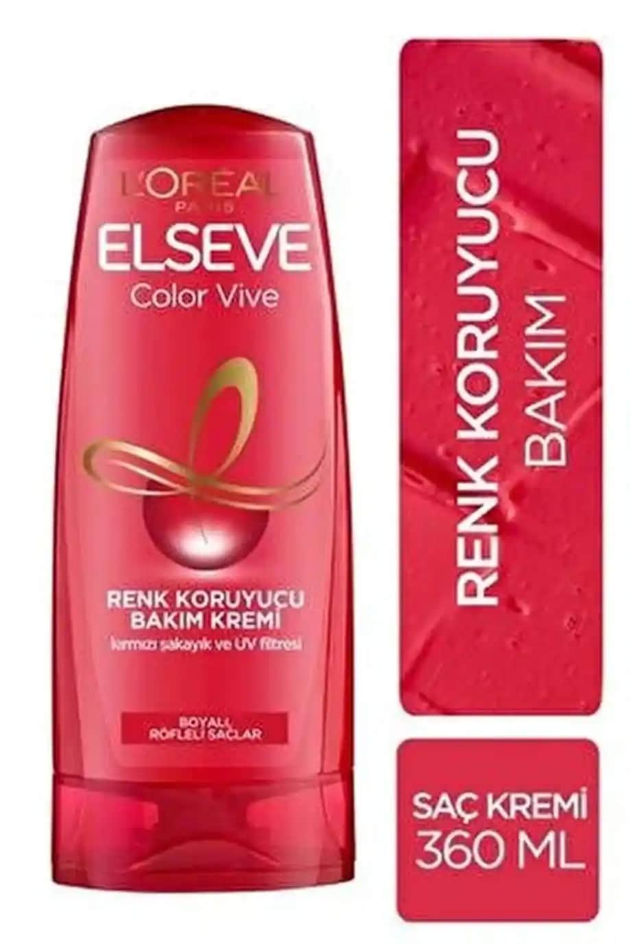 Elseve Color Vive Saç Kremi Renkli Saçlar İçin Uzun Süre Parlaklık ve Sağlık Sağlar