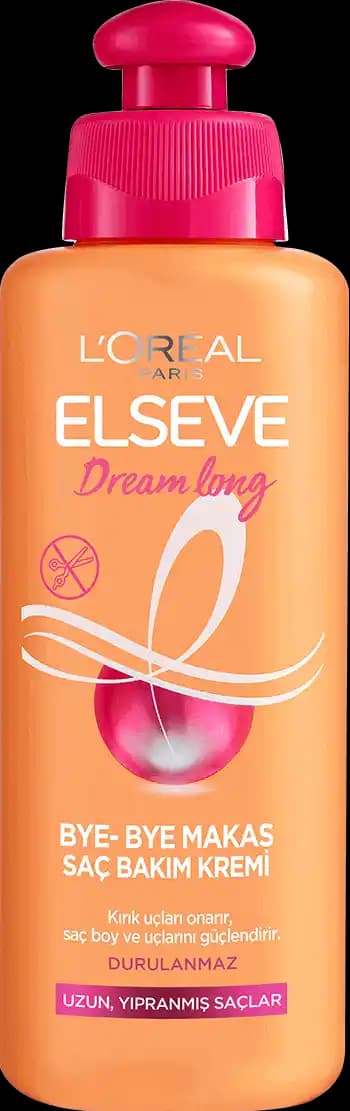 Elseve Dream Long Bye-bye Makas Saç Bakım Kremi ile Uzun ve Sağlıklı Saçlara Ulaşın