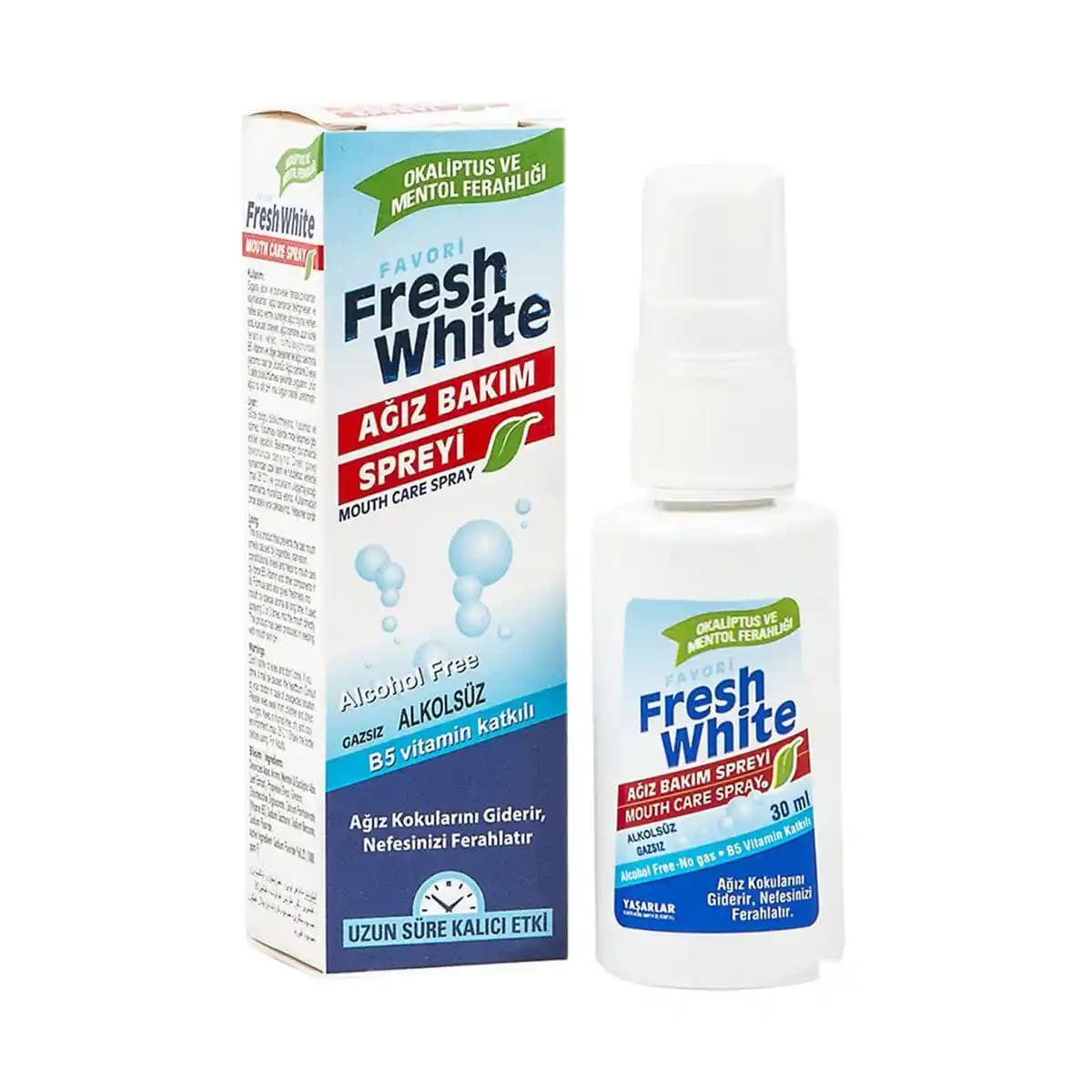 Fresh White Ağız Bakım Spreyi: Pratik ve Etkili Tazelik Sağlayan Günlük Kullanım Ürünü