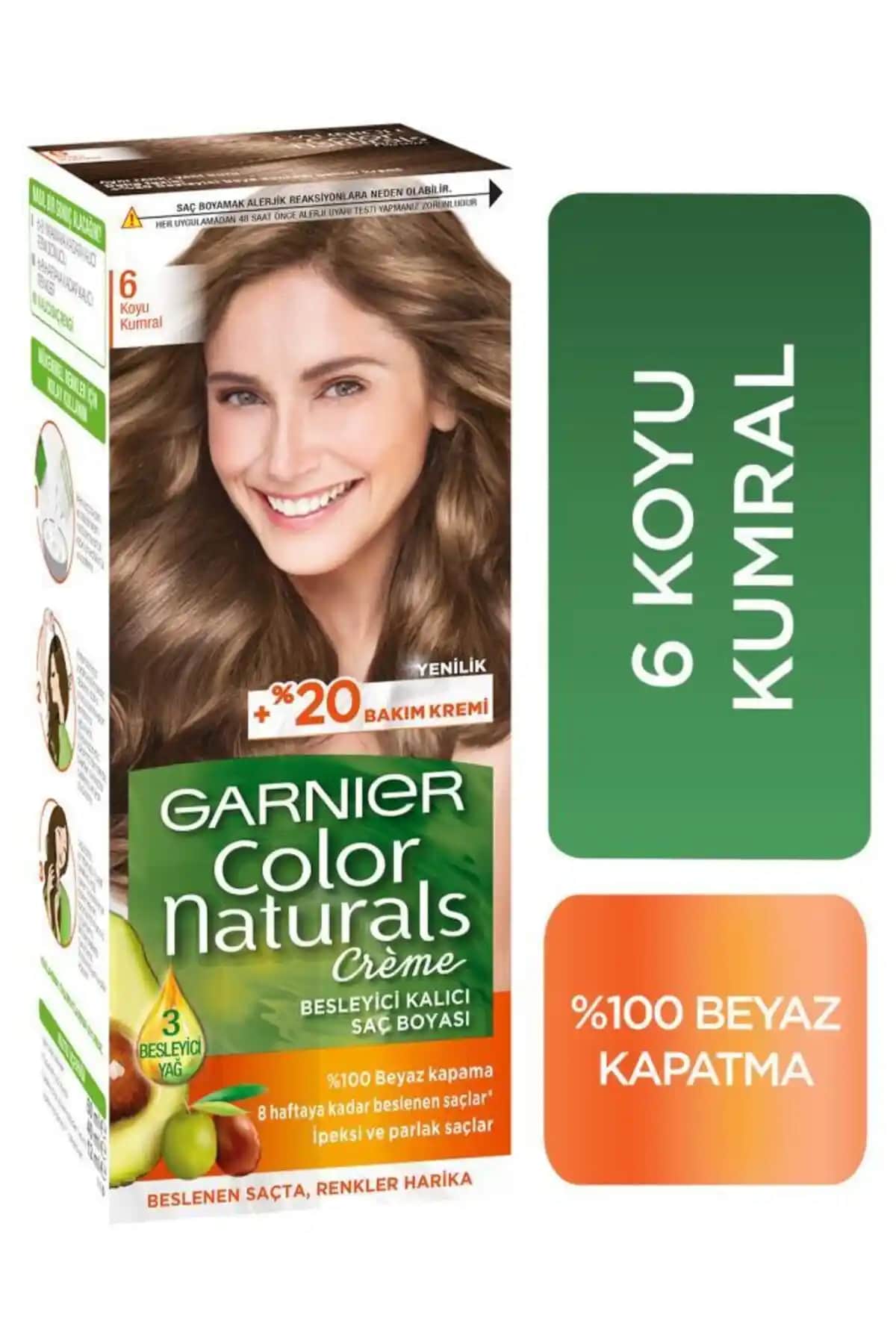 Garnier 6 Numara Saç Boyası: Doğal ve Kalıcı Kahverengi Tonları İçin En İyi Seçenek