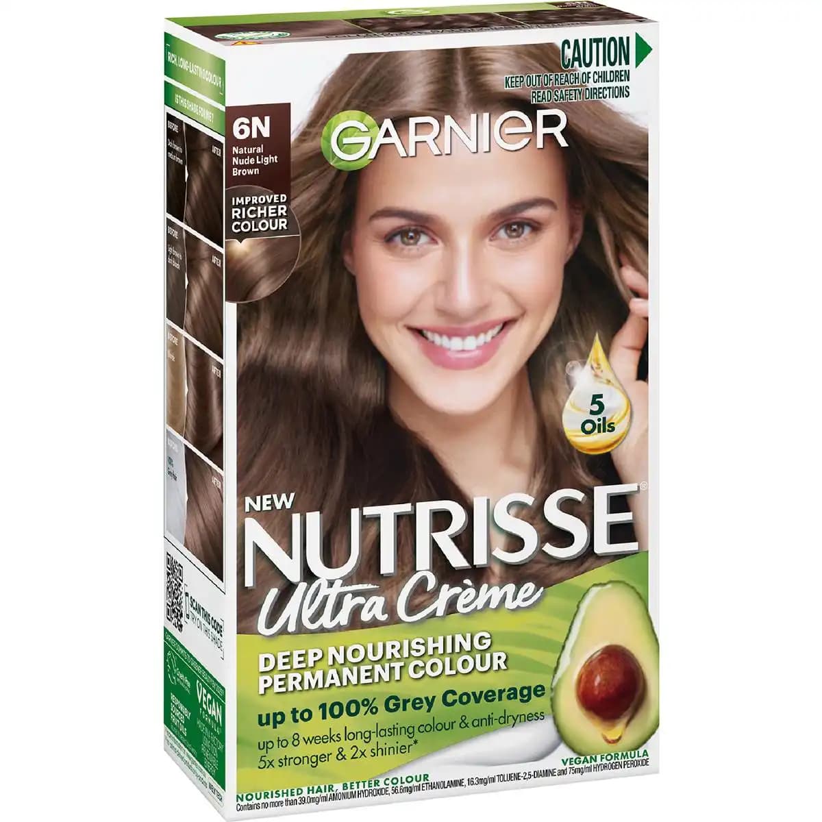 Garnier 6N Saç Boyası ile Doğal ve Parlak Kahverengi Saçlar Elde Edin