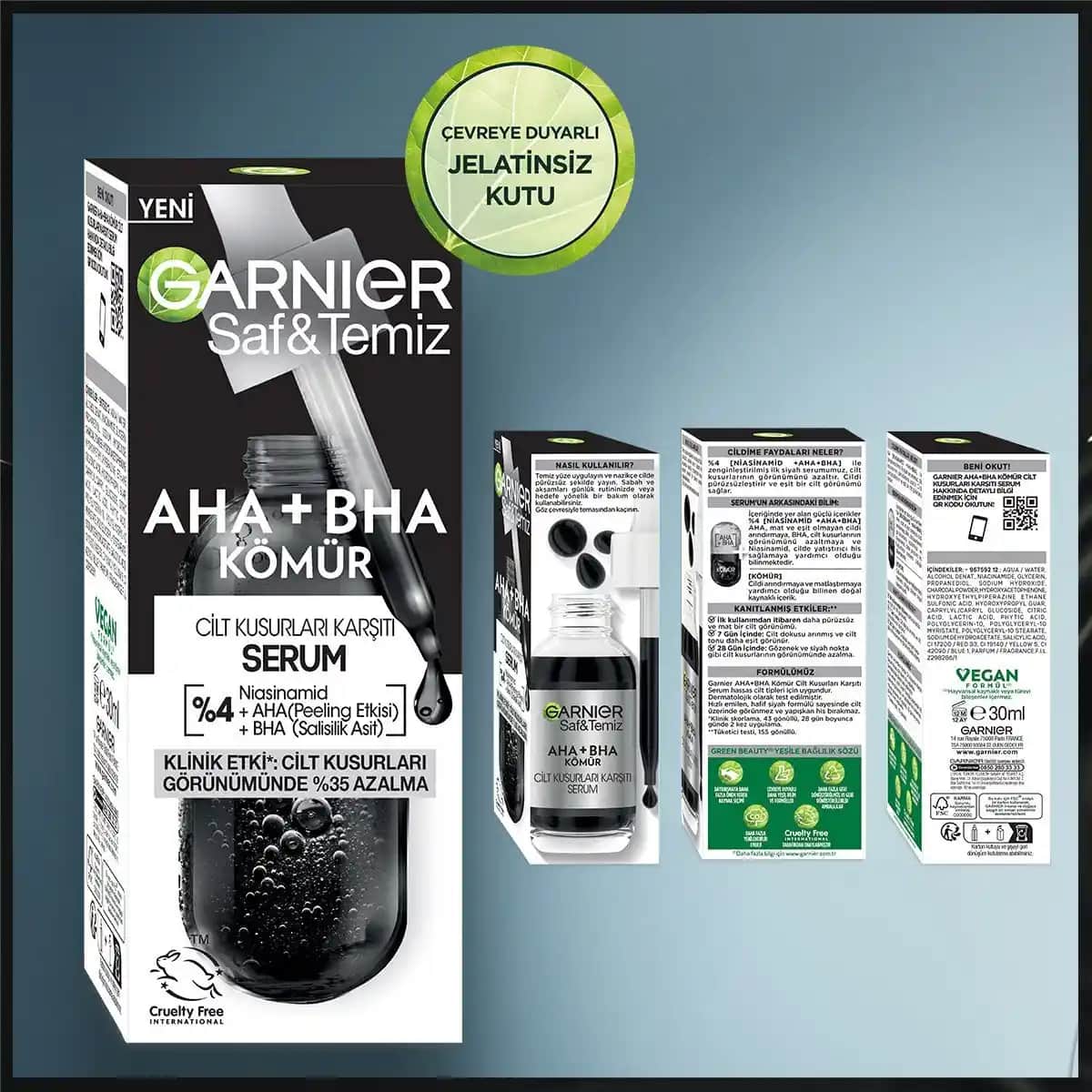 Garnier AHA BHA Kömür Serumu ile Cilt Temizliği ve Yenilenmesinde Yeni Dönem