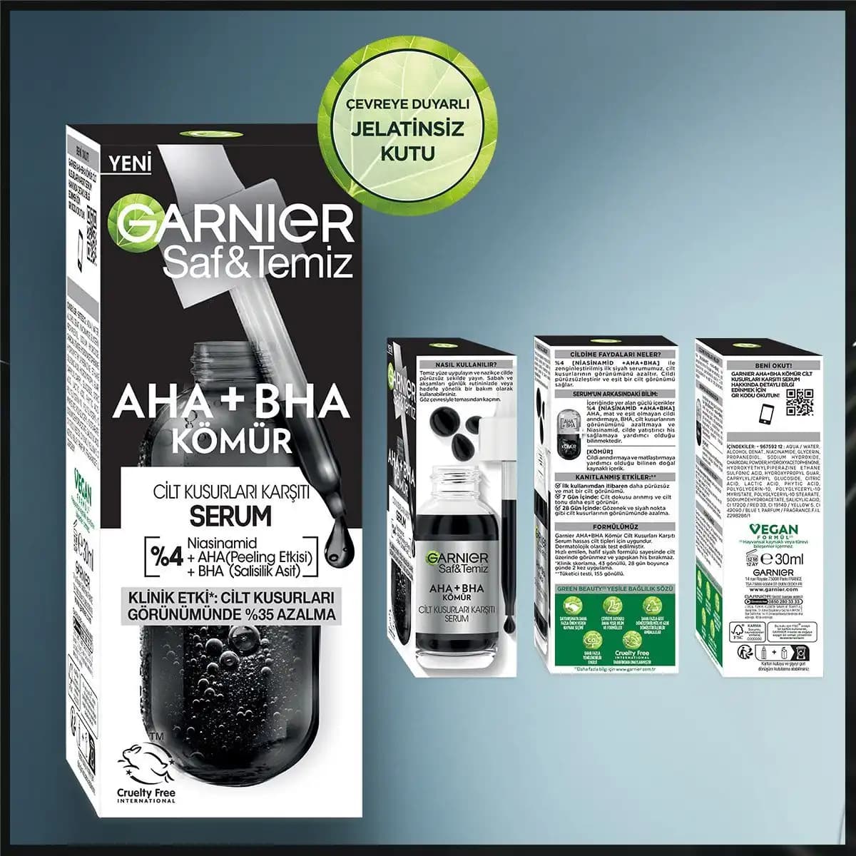 Garnier AHA BHA Kömür Serumu ile Cilt Temizliği ve Yenilenmesinde Yeni Dönem