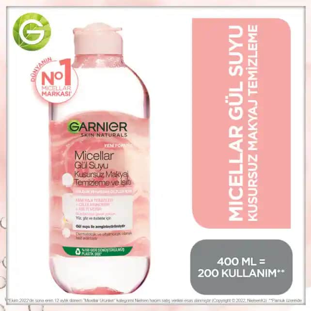 Garnier Gül Suyu ve Makyaj Temizleme Suyu ile Doğal Cilt Bakımı Rehberi