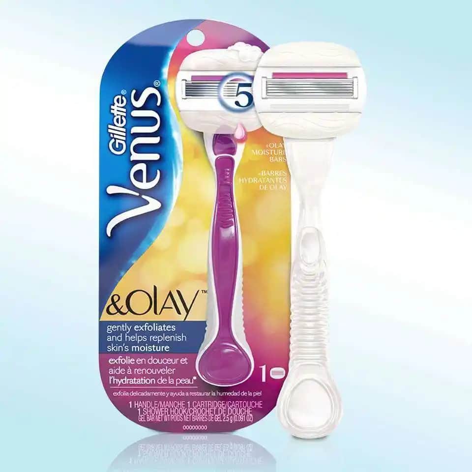 Gillette Venus Olay ile Hassas Ciltler İçin Nemlendirici ve Yumuşak Tıraş Deneyimi