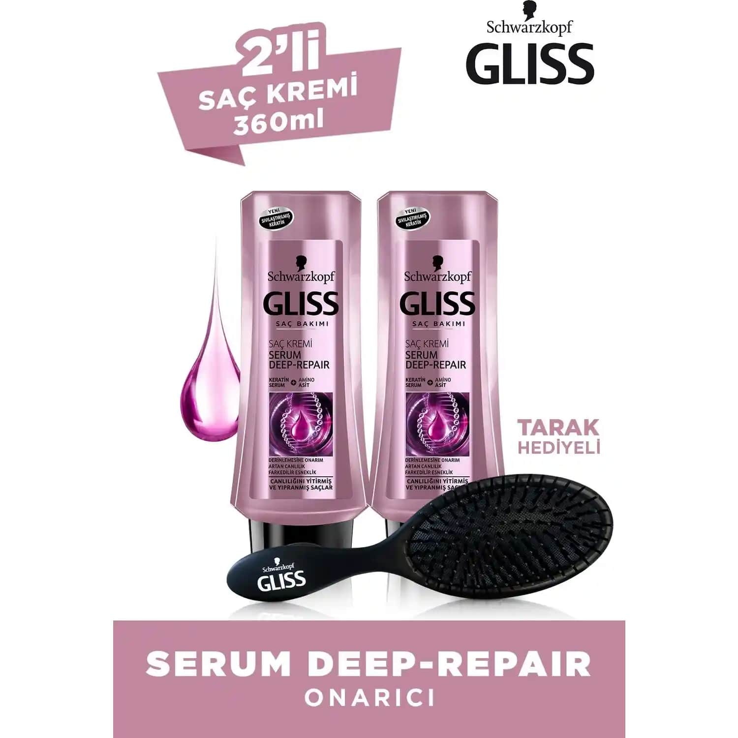 Gliss Serum Deep Repair ile Saçlarınızı Güçlendirin ve Sağlıklı Görünüm Kazanın