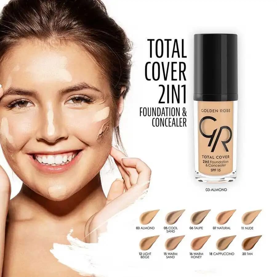 Golden Rose 2 in 1 Fondöten ile Pratik ve Çok Yönlü Makyaj Deneyimi