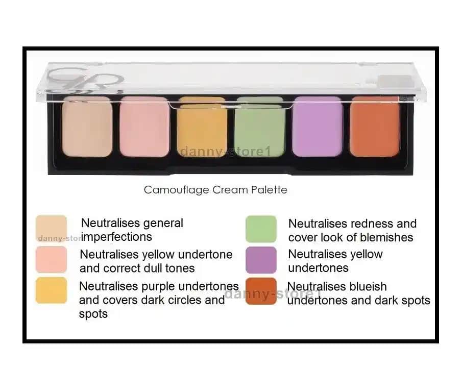 Golden Rose Correct & Conceal Camouflage Paleti ile doğal ve etkili makyaj çözümleri