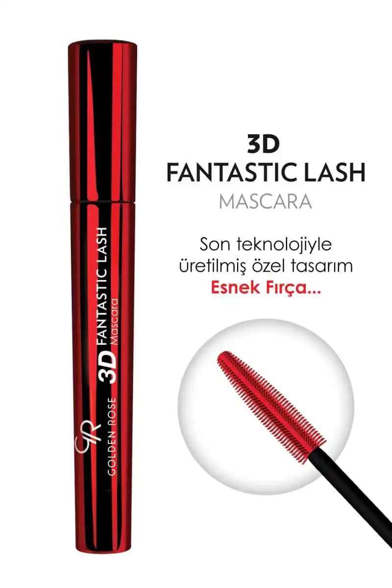 Golden Rose Fantastic 3D Lash Maskara ile doğal ve hacimli kirpikler elde edin