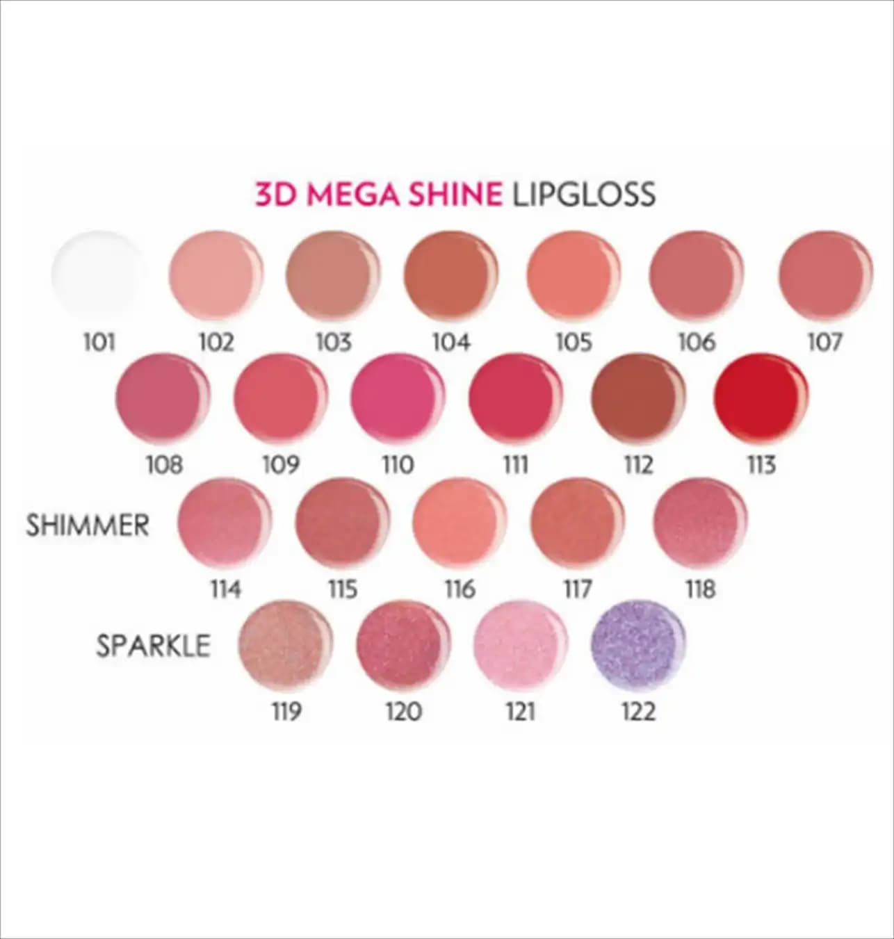 Golden Rose Mega Shine 113 Lip Gloss ile Doğal Parlaklık ve Şıklık Sağlayın
